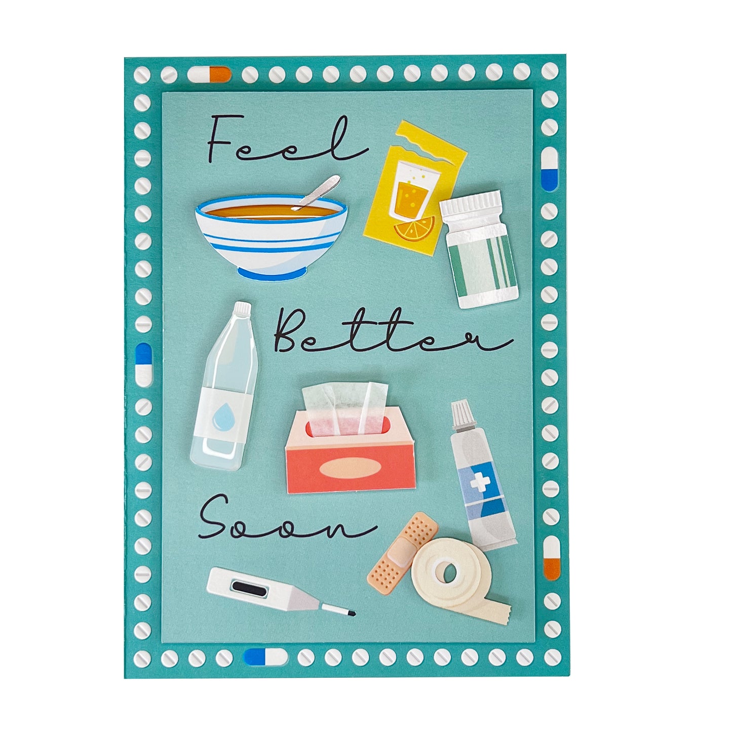 Get Well with Icons Get Well Card