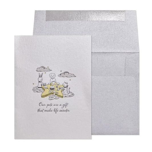 Etched Pet Sympathy Card