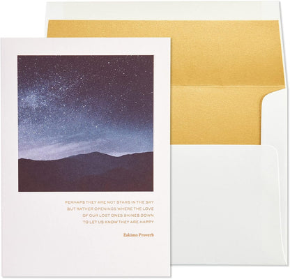 Night Sky Sympathy Card