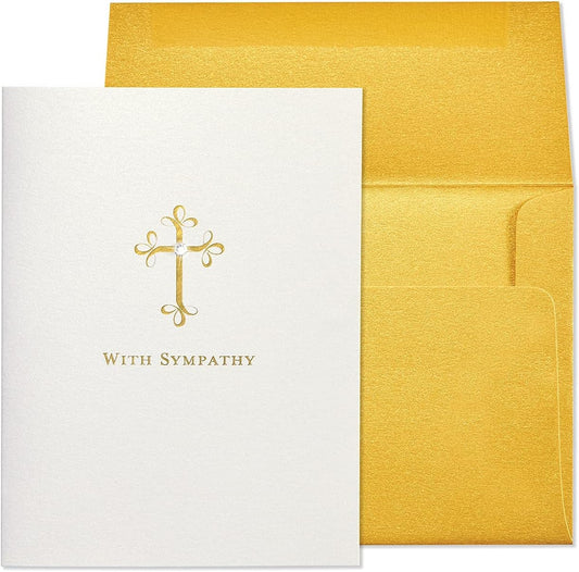 Cross Sympathy Card