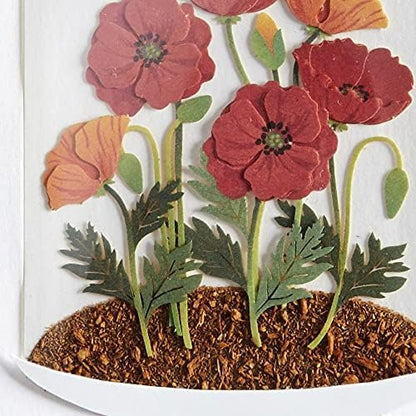 Flowers In Cloche Thank You Card