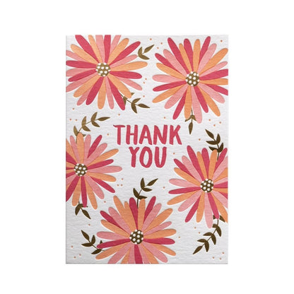 Bold Daisies Thank You Card