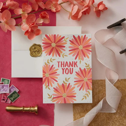 Bold Daisies Thank You Card