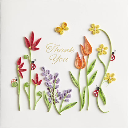 Quilled Gardening Thank You