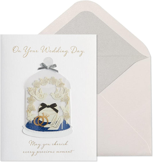 Wedding Cloche Wedding Card