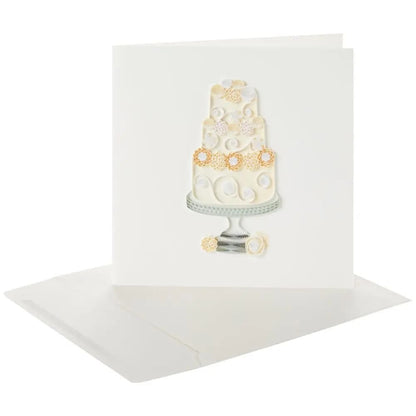 Mr And Mrs With Ring Wedding Card