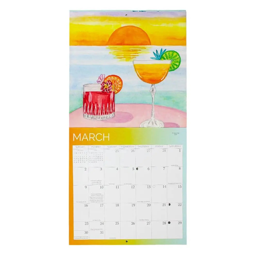 Vacation 2025 Wall Calendar NIQUEA.D Boutique