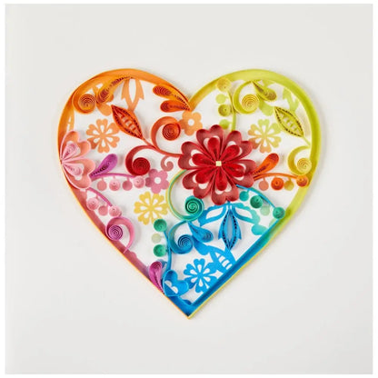 Quilled Heart Blank Card