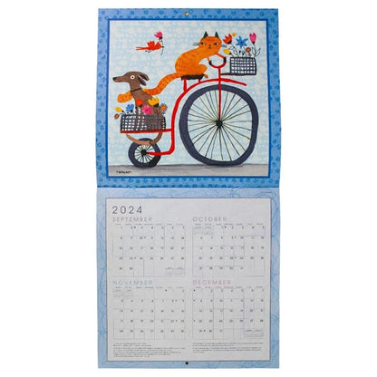 Cats & Dogs 2025 Wall Calendar