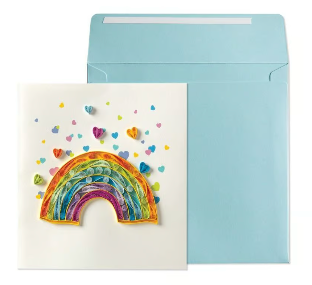 Quilled Rainbow Birthday Card